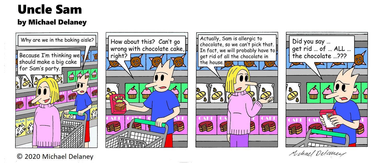 27: “Baking Aisle, Cake Denial”